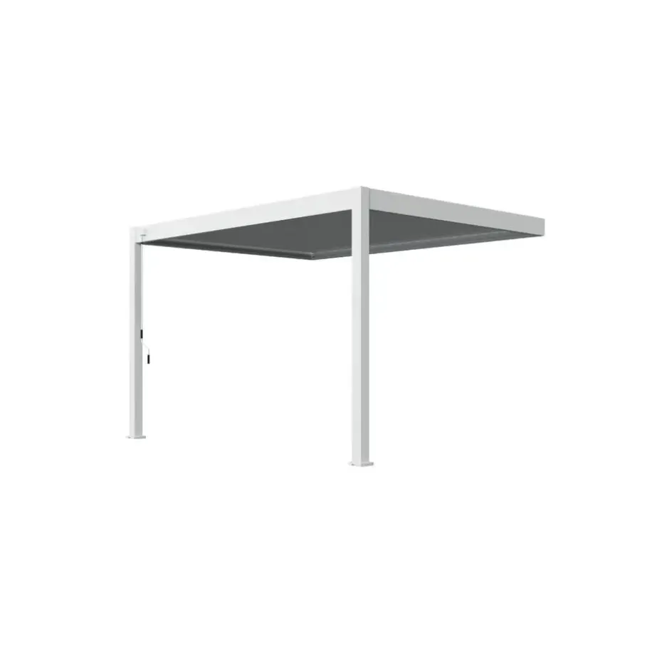 Orion Deluxe overkapping muur 300 x 400 cm wit