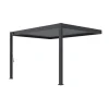 Orion Deluxe overkapping muur 300 x 400 cm antraciet