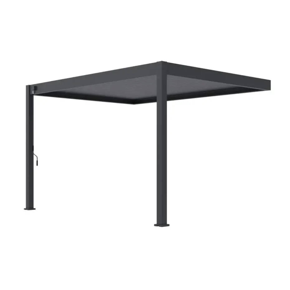 Orion Deluxe overkapping muur 300 x 400 cm antraciet