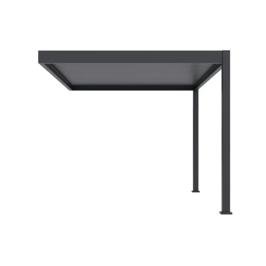 Orion Deluxe overkapping muur 300 x 400 cm antraciet
