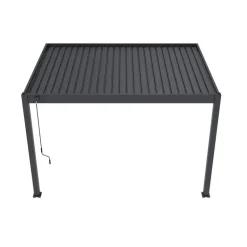 Orion Deluxe overkapping muur 300 x 400 cm antraciet