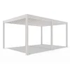 Orion Deluxe overkapping elektrisch met LED 360 x 530 cm lichtgrijs