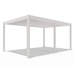 Orion Deluxe overkapping elektrisch met LED 360 x 530 cm lichtgrijs