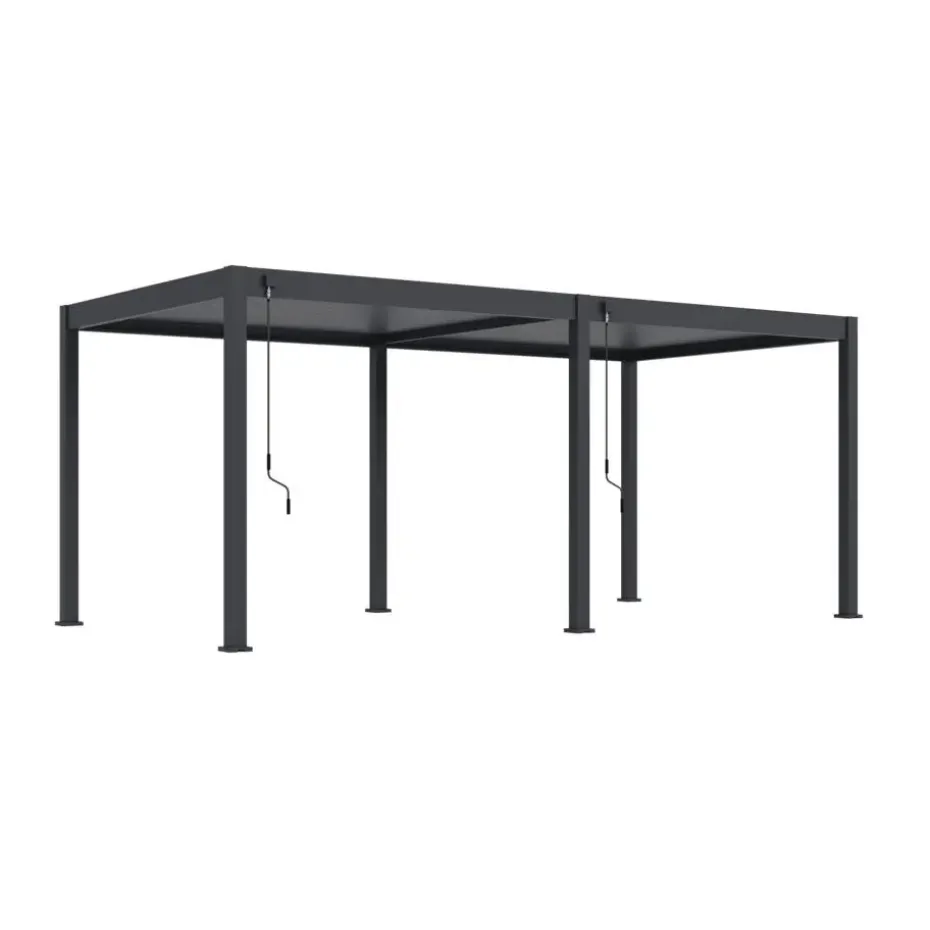 Orion Deluxe overkapping - 300 x 600 cm - Antraciet