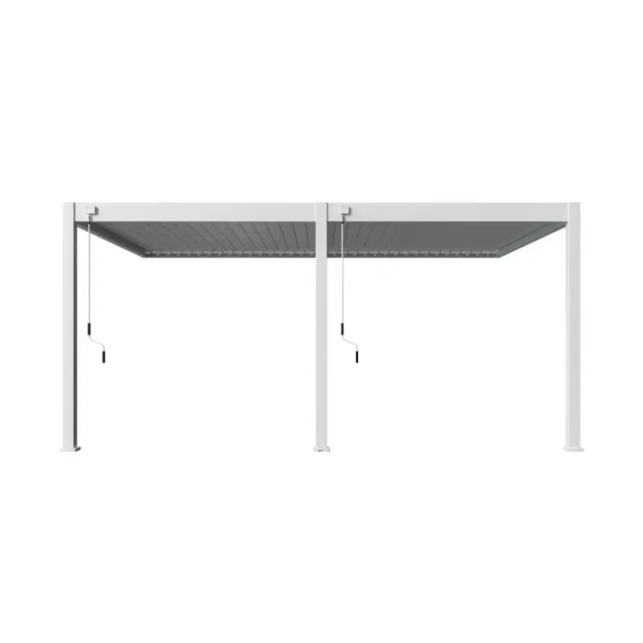 Orion Deluxe overkapping muur 360 x 530 cm wit