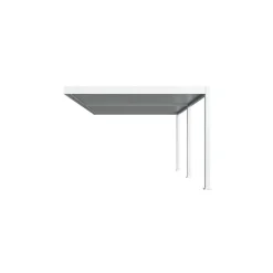 Orion Deluxe overkapping muur 360 x 530 cm wit