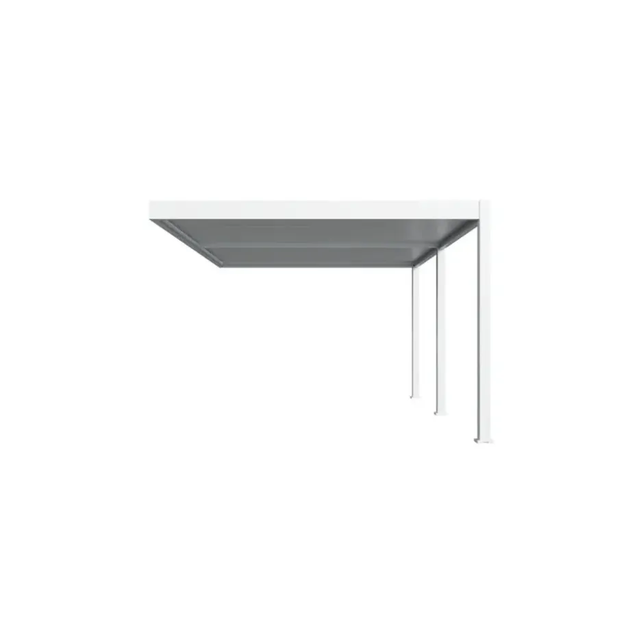 Orion Deluxe overkapping muur 360 x 530 cm wit