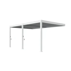Orion Deluxe overkapping muur 360 x 530 cm wit