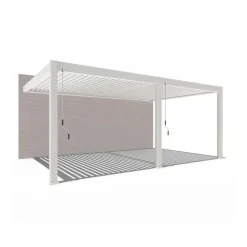 Orion Deluxe overkapping muur 360 x 530 cm wit