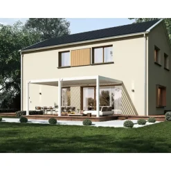 Orion Deluxe overkapping muur 360 x 530 cm wit