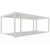Orion Deluxe overkapping elektrisch met LED 360 x 720 cm lichtgrijs