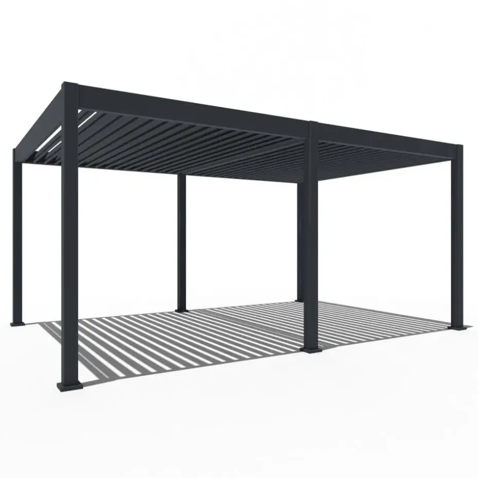 Orion Deluxe overkapping elektrisch met LED 360 x 530 antraciet