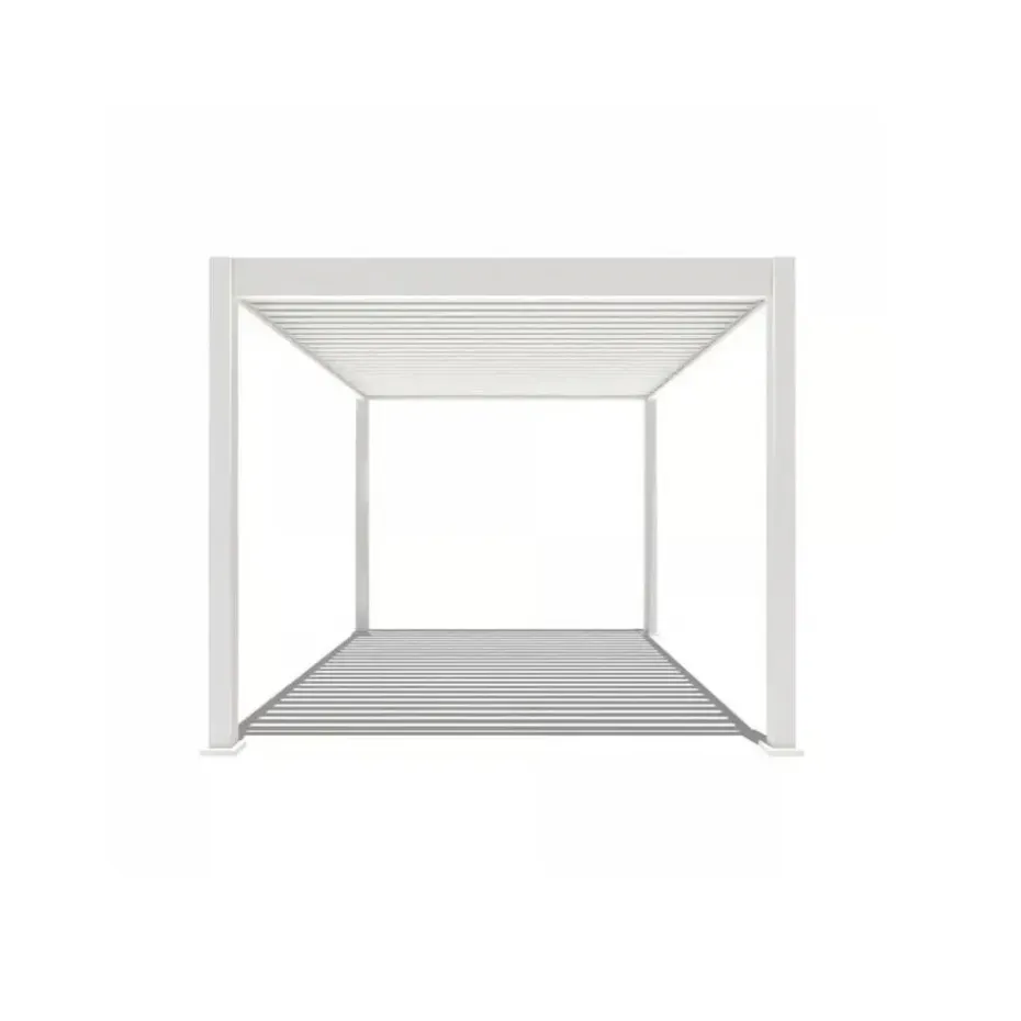 Orion Deluxe overkapping elektrisch met LED 300 x 400 cm wit