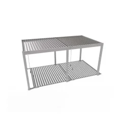 Orion Deluxe terrasoverkapping 360 x 530 cm lichtgrijs