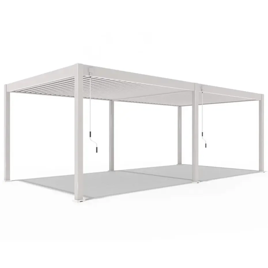 Orion Deluxe terrasoverkapping 360 x 720 cm lichtgrijs