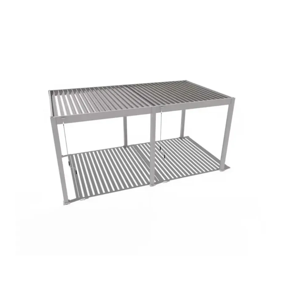 Orion Deluxe terrasoverkapping 360 x 720 cm lichtgrijs