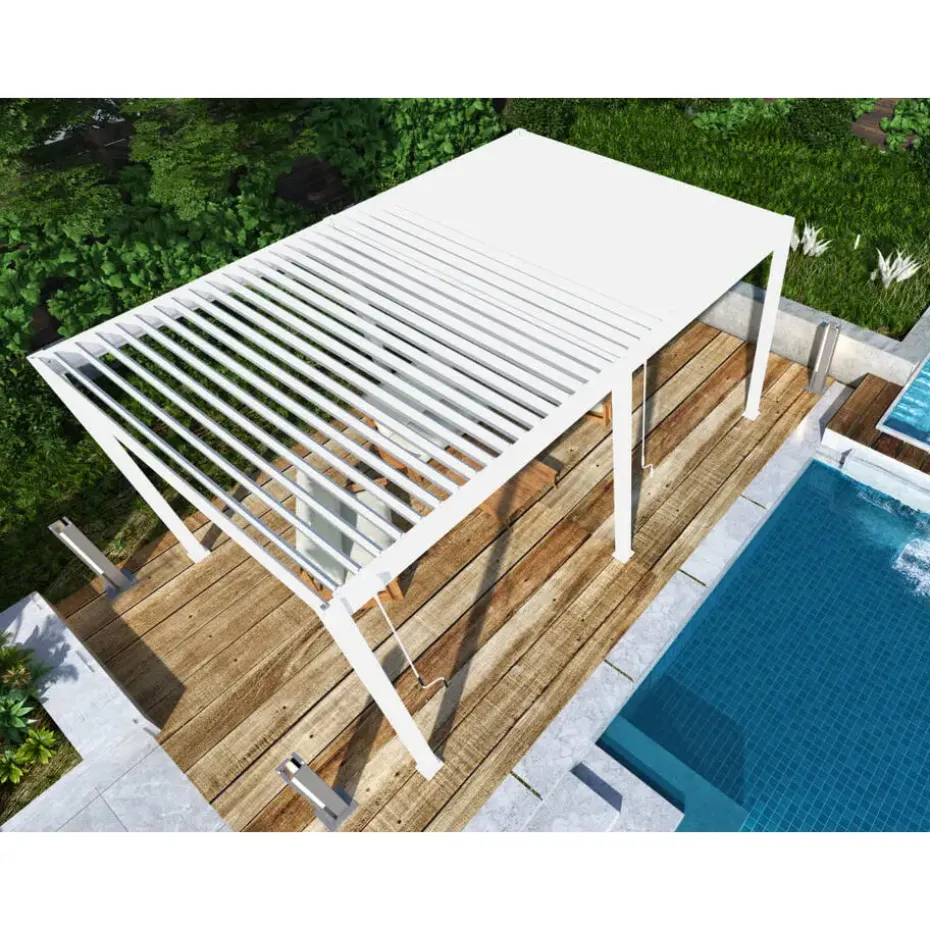 Orion Deluxe terrasoverkapping 360 x 530 cm wit