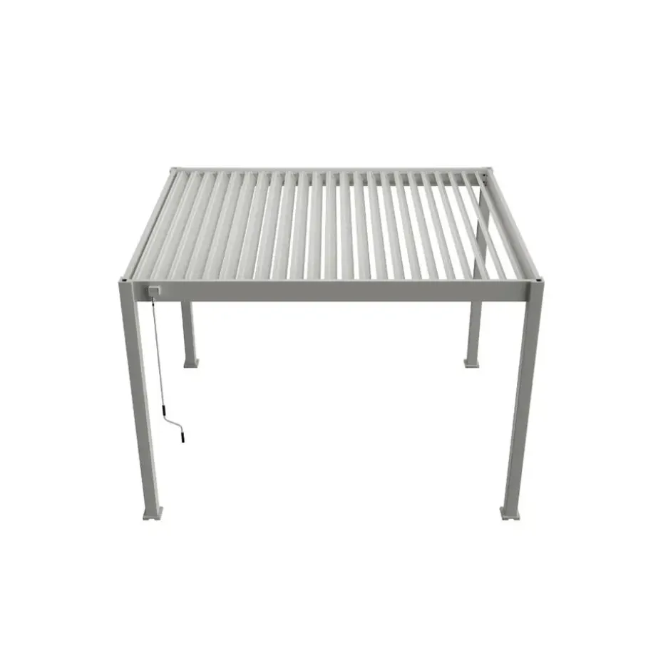 Orion Deluxe terrasoverkapping 360 x 400 cm lichtgrijs