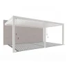 Orion Premium elektrische overkapping muurbevestiging met LED 400 x 600 wit