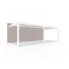 Orion Premium elektrische overkapping muurbevestiging met LED 400 x 800 wit