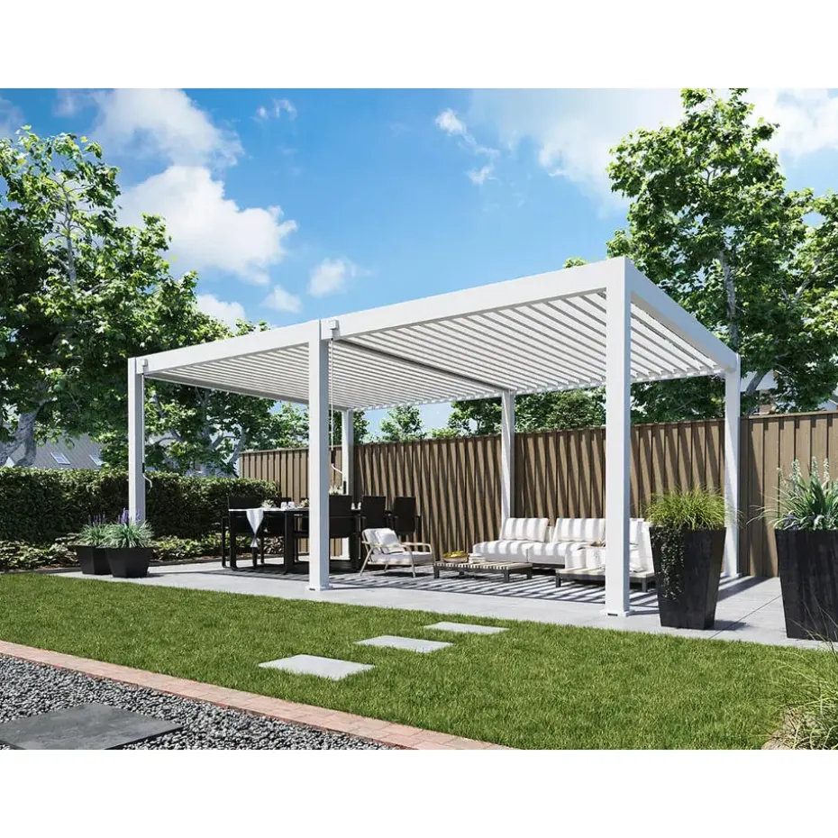Orion Premium overkapping - 400 x 600 cm - Wit