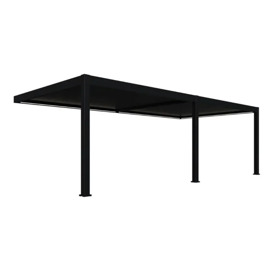 Orion Premium overkapping E-LED 400 x 800 cm antraciet