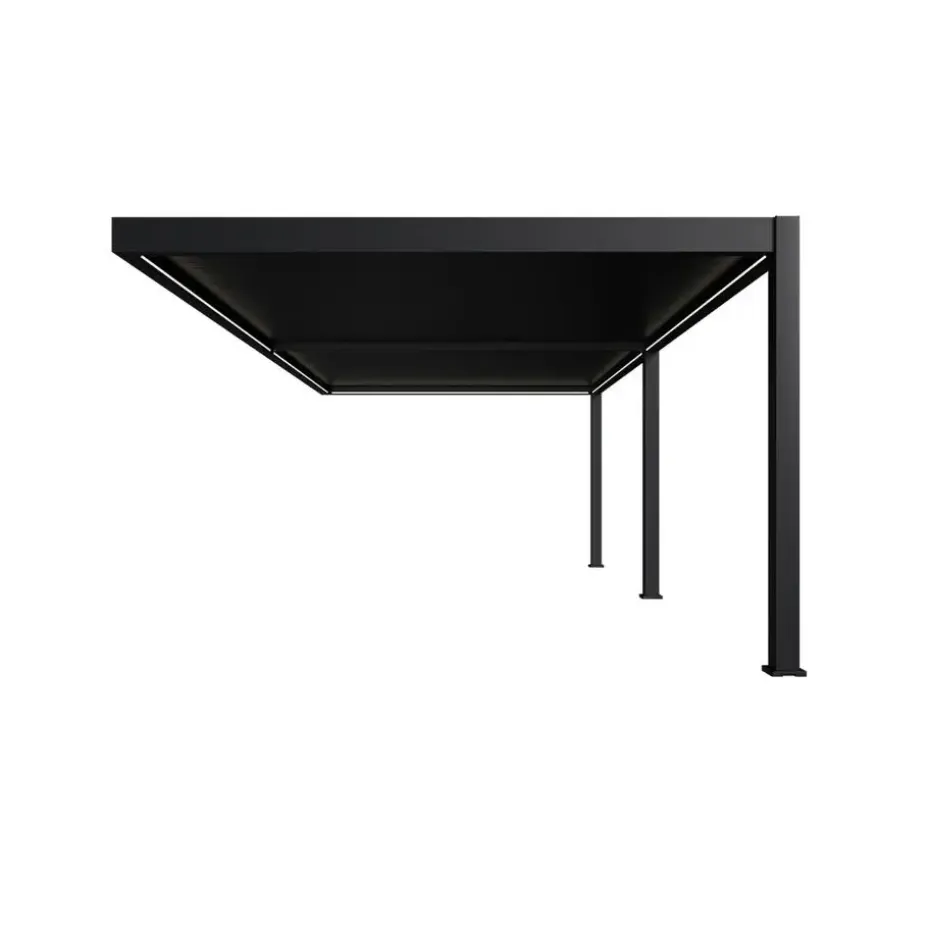 Orion Premium overkapping E-LED 400 x 800 cm antraciet