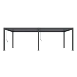 Orion Premium overkapping - 400 x 800 cm - Antraciet