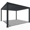 Orion Premium overkapping elektrisch met LED 400 x 400 antraciet