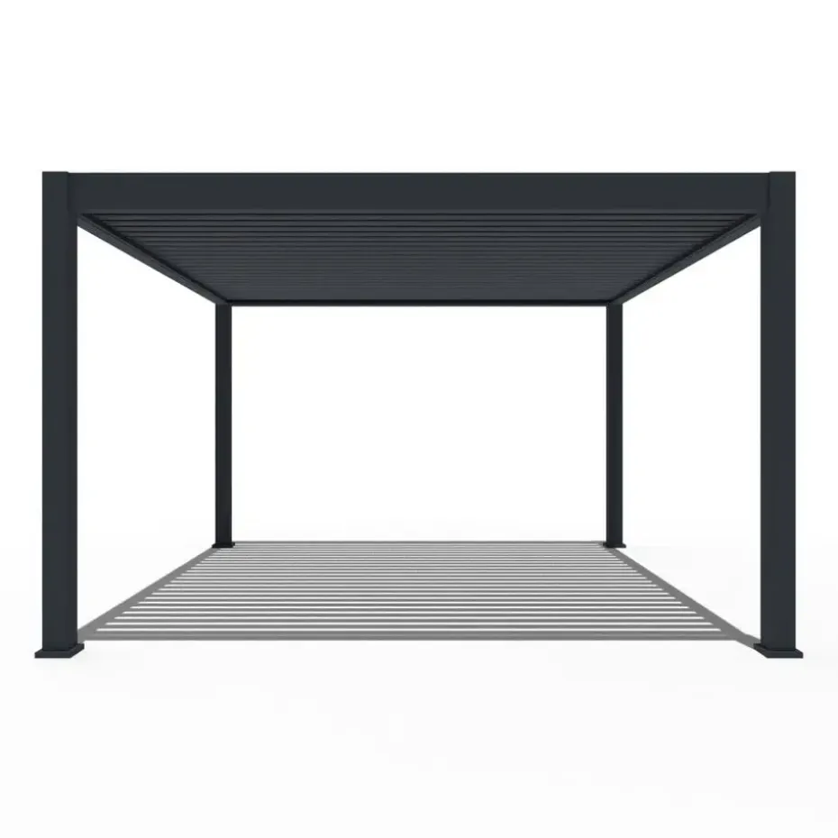 Orion Premium overkapping elektrisch met LED 400 x 400 antraciet
