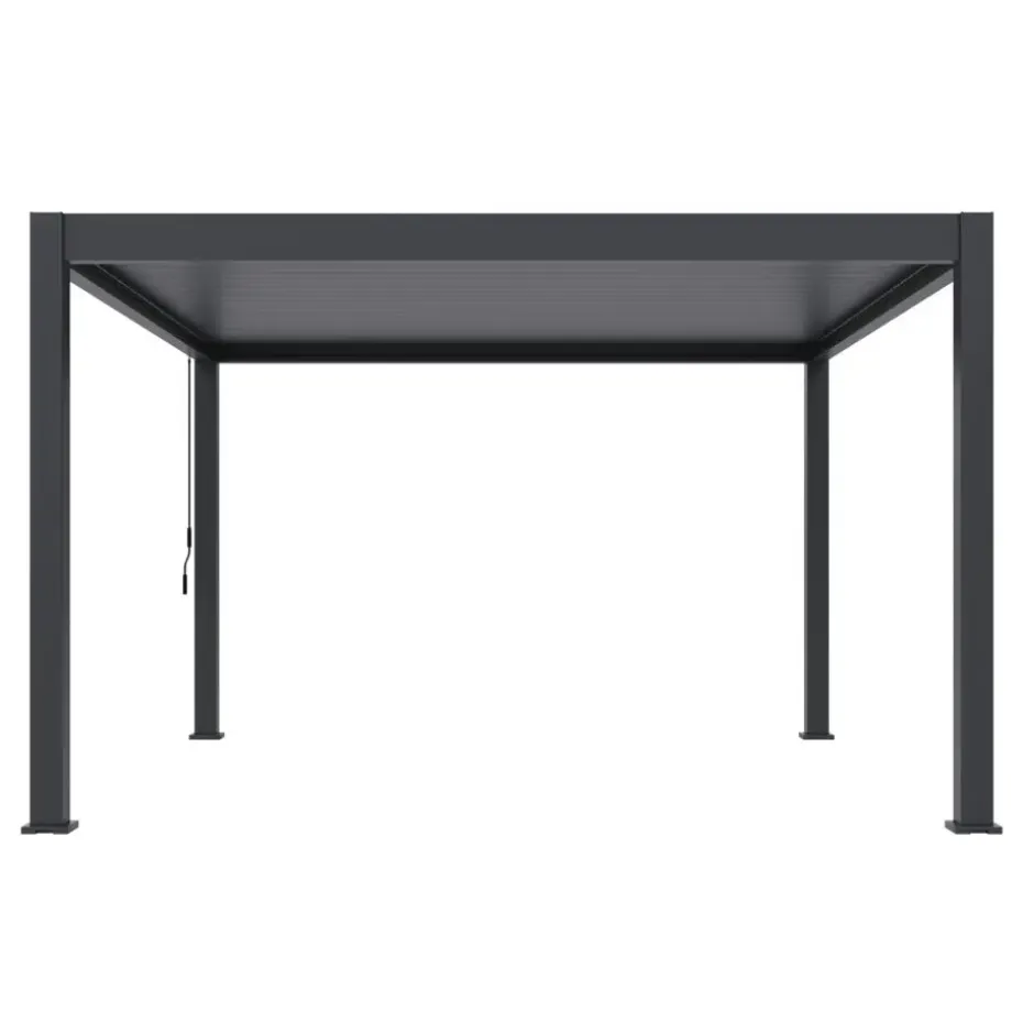 Orion Premium overkapping - 400 x 400 cm - Antraciet