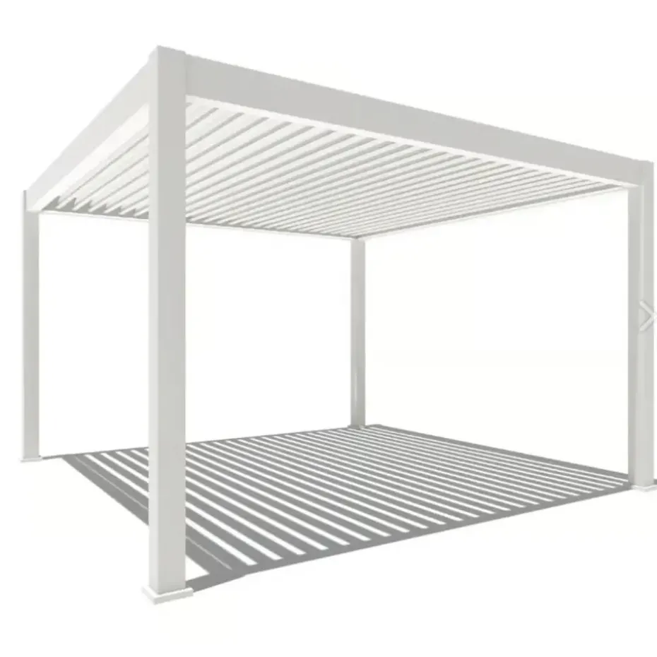 Orion Premium overkapping E-LED - 400 x 400 cm - wit