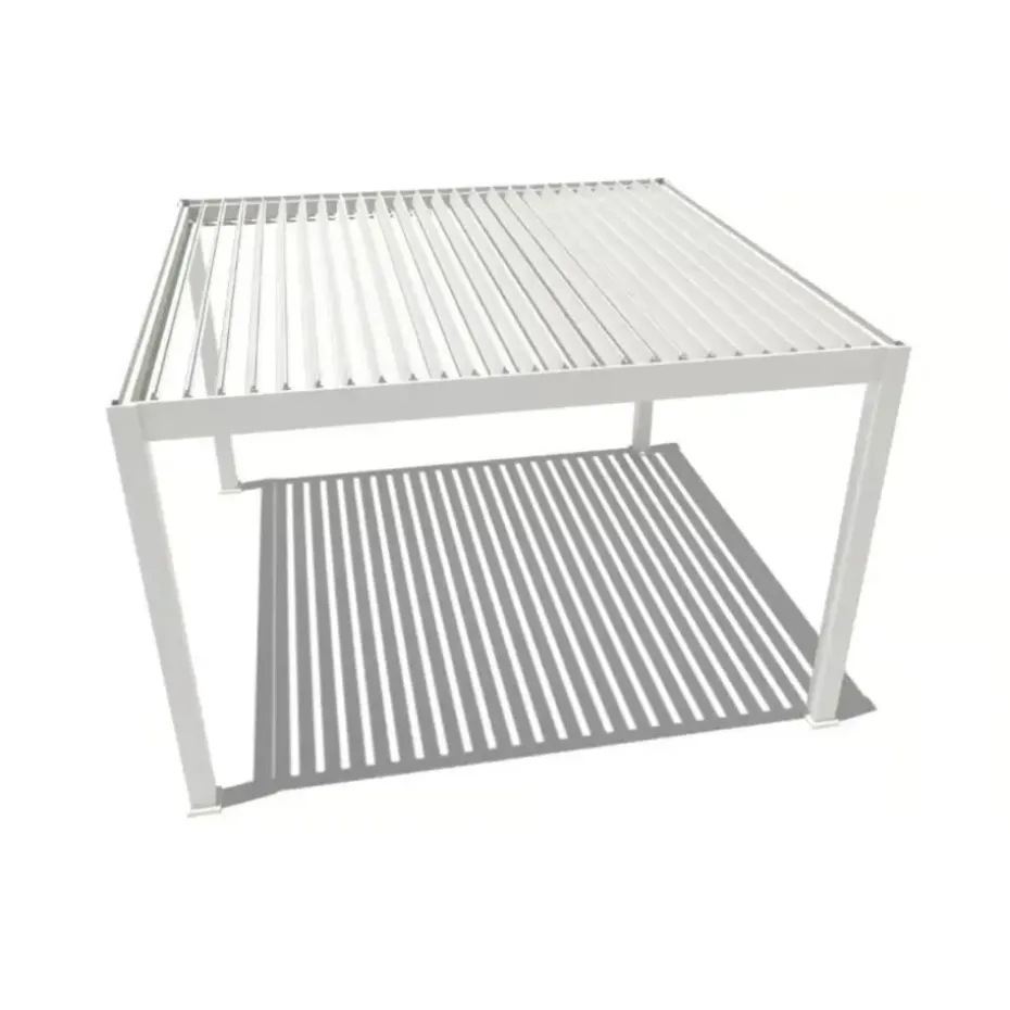 Orion Premium overkapping E-LED - 400 x 400 cm - wit