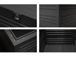 Orion Sit & Store aluminium opbergbox 590L antraciet