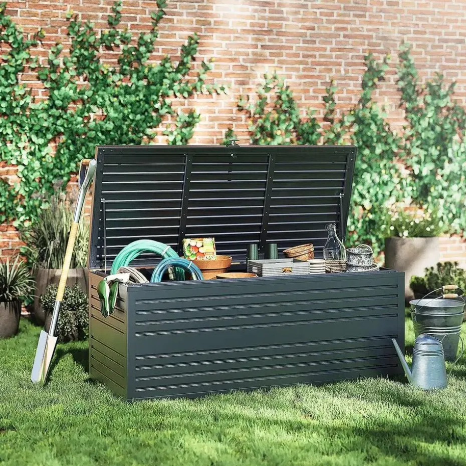 Orion Sit & Store aluminium opbergbox 1318L antraciet