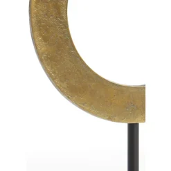 Ornament op voet Waiwo - Antiek Brons/Zwart - 25x10x39cm