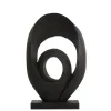 Ornament Randa - Zwart - 40x14x60cm
