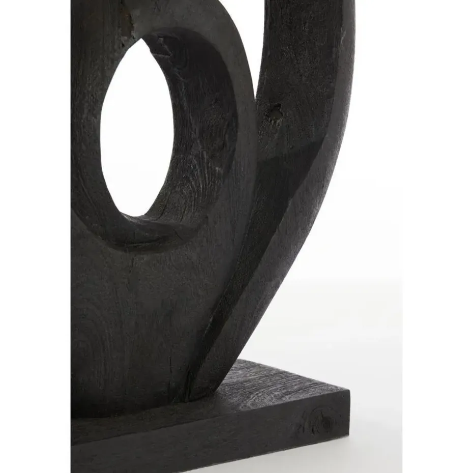 Ornament Randa - Zwart - 40x14x60cm