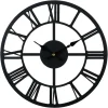 Ostaria Wandklok/muur klok Uliss - D30 cm - metaal - keuken/kamer