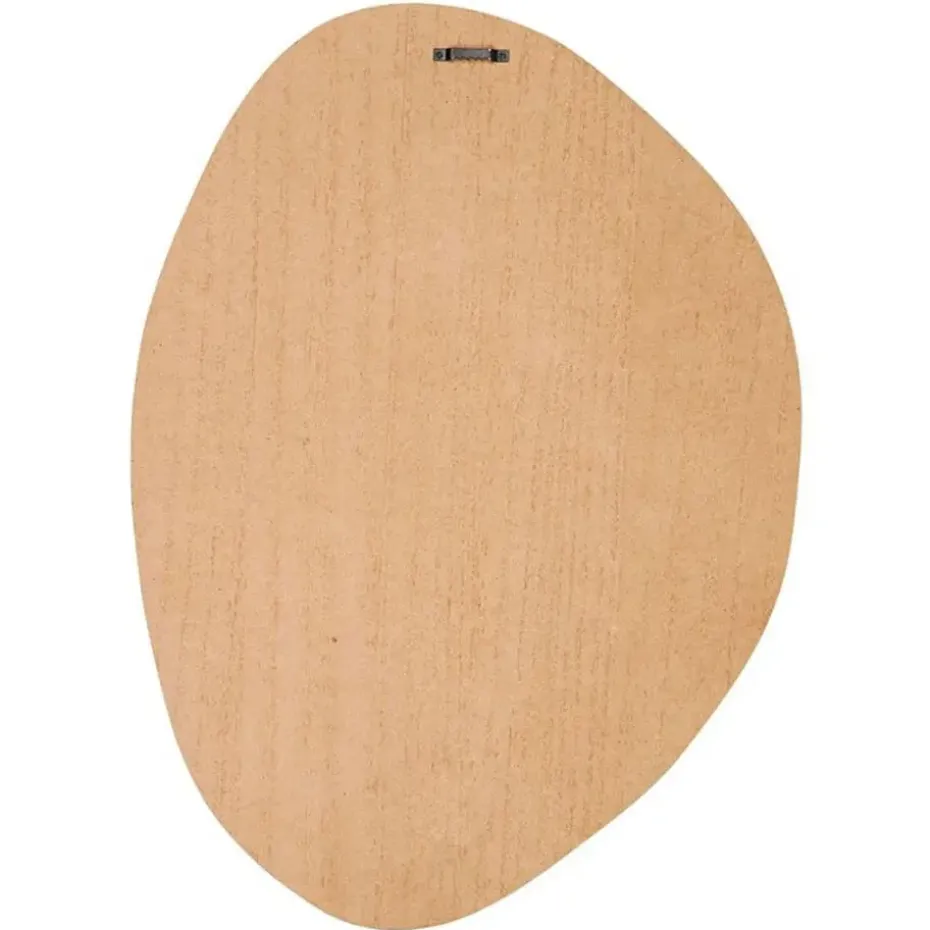 Ostaria Wandspiegel Flow - donker hout - organisch - 36 x 50 cm