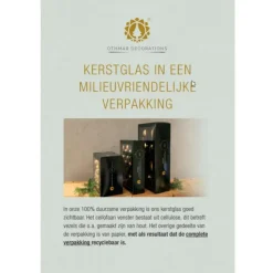 Othmar Decorations Kerstballen - glas - 24ST - parelmoer - 2,5cm