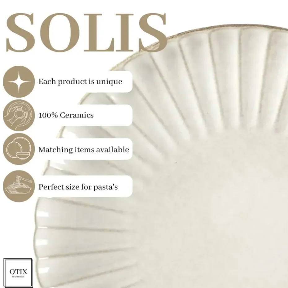 OTIX Dinerborden 12 Delig Solis - Wit