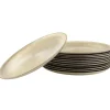 OTIX Dinerborden Bordenset 12 Persoons Goud Onderborden Kerst 27cm