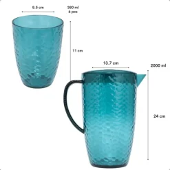 OTIX Drinkglazen Kan Harbor - Blauw