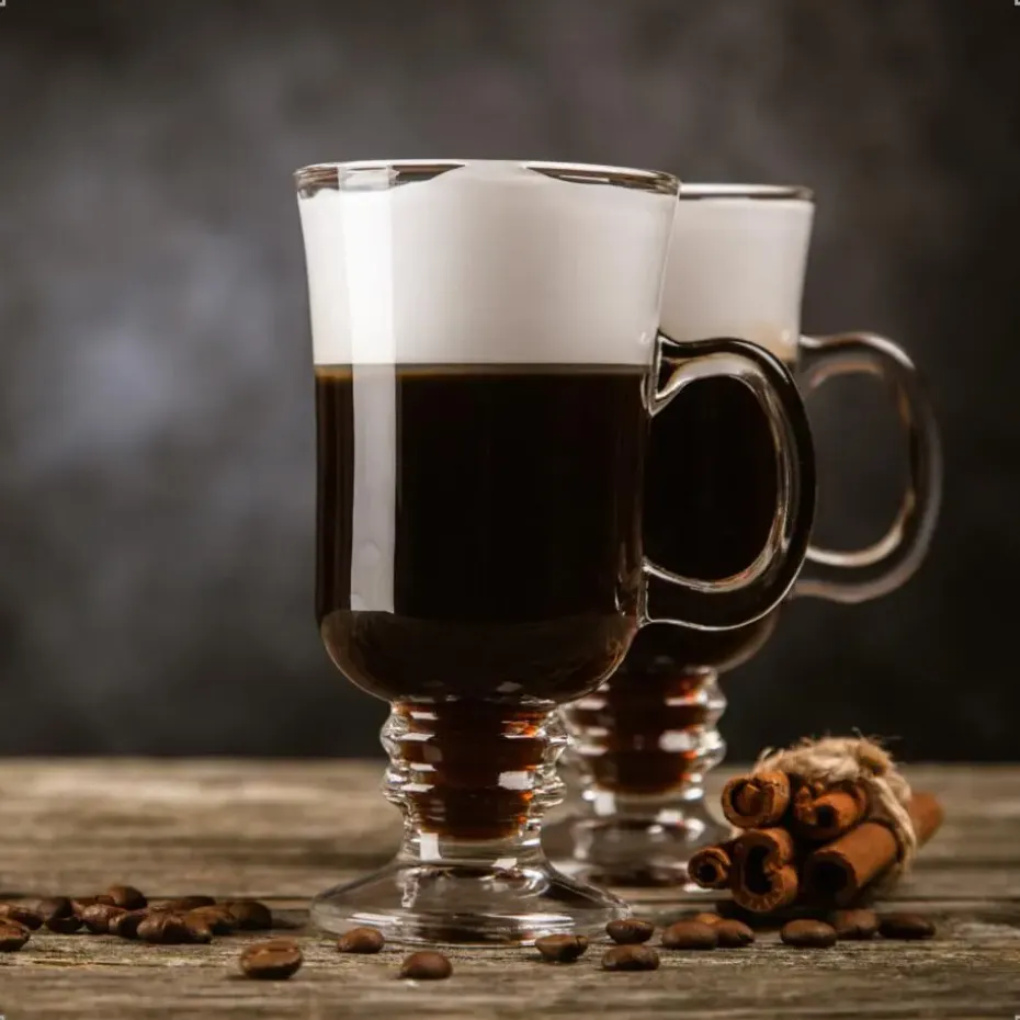 OTIX Irish Coffee glazen Latte macchiato Koffietassen 4 stuks 240ml