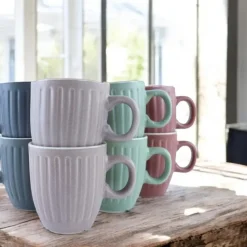 OTIX Koffiekopjes 8 Delig Moss - Multikleur