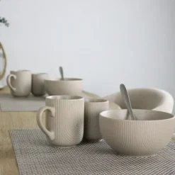OTIX Koffiekopjes Met Oor Set van 12 Koffietassen Cappuccino Kop 300ML
