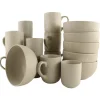 OTIX Koffiekopjes Set van 12 Kopjes 190ml 300ml met Set van 6 Soep