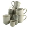 OTIX Koffiekopjes Set van 12 Espresso Kopjes 80ml 420ml Koffietassen