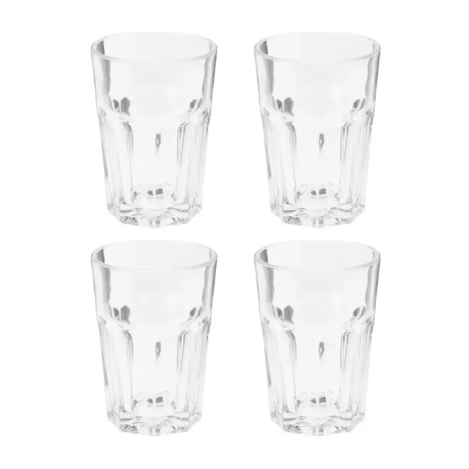 OTIX Limonadeglazen Waterglazen 4 Stuks 36 cl Transparant Glaswerk Stapelbaar